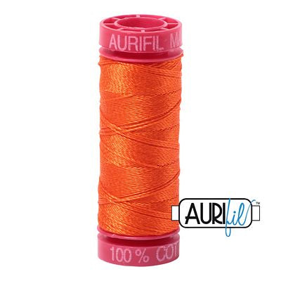 AURIFIL 12 WT 55 YD HAND EMBROIDERY THREAD (MULTIPLE COLORS)