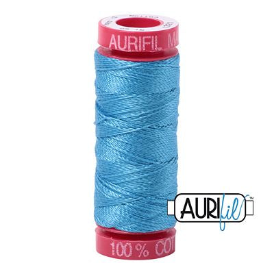 AURIFIL 12 WT 55 YD HAND EMBROIDERY THREAD (MULTIPLE COLORS)