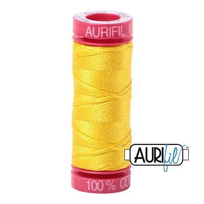 AURIFIL 12 WT 55 YD HAND EMBROIDERY THREAD (MULTIPLE COLORS)