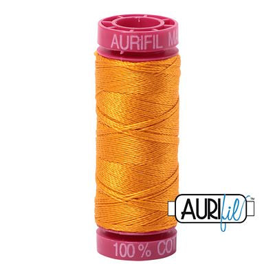 AURIFIL 12 WT 55 YD HAND EMBROIDERY THREAD (MULTIPLE COLORS)
