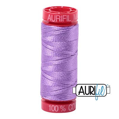 AURIFIL 12 WT 55 YD HAND EMBROIDERY THREAD (MULTIPLE COLORS)