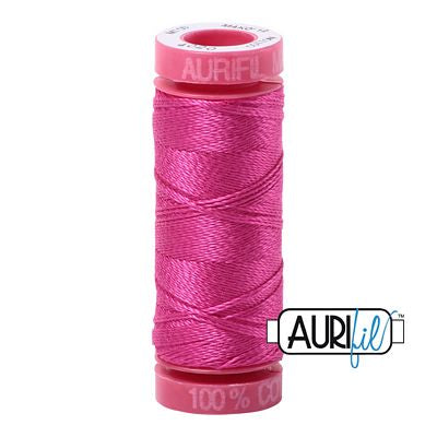 AURIFIL 12 WT 55 YD HAND EMBROIDERY THREAD (MULTIPLE COLORS)
