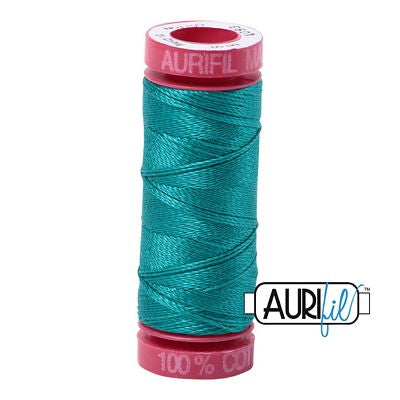 AURIFIL 12 WT 55 YD HAND EMBROIDERY THREAD (MULTIPLE COLORS)