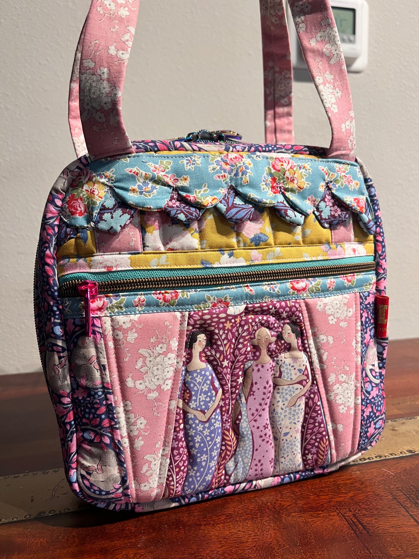 Tilda Whimsical Makeup Needlepoint Bag