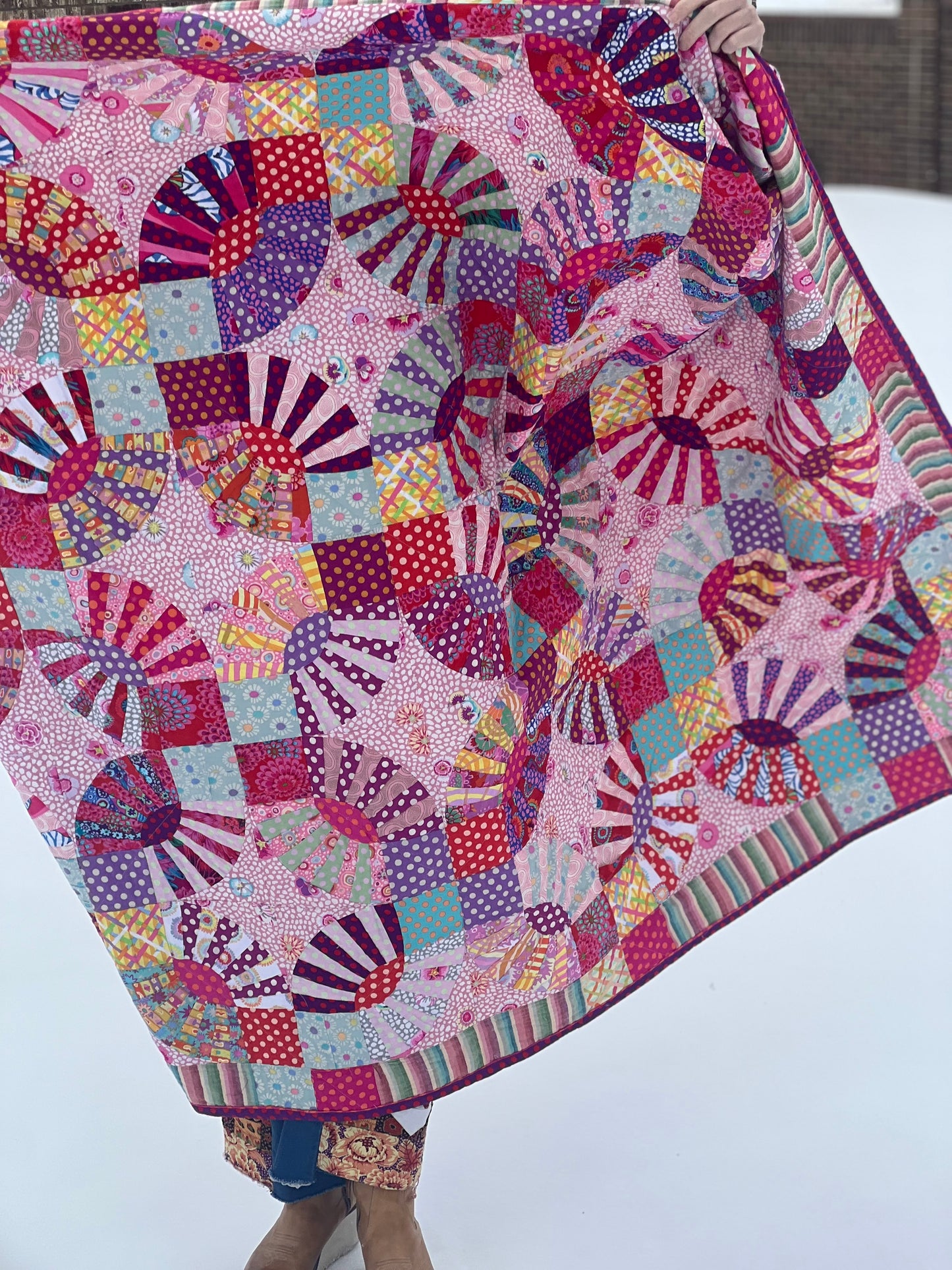 Kaffe Fassett Pickle Dish Quilt Made to Order