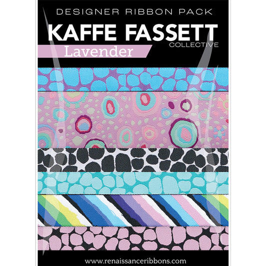 Lavender Designer Pack Kaffe Fassett DESIGNER Ribbon PACK Renaissance Ribbons
