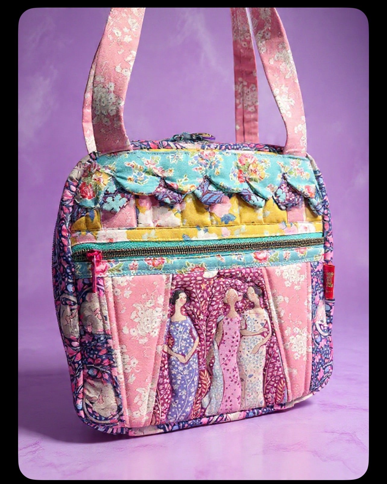 Tilda Whimsical Makeup Needlepoint Bag