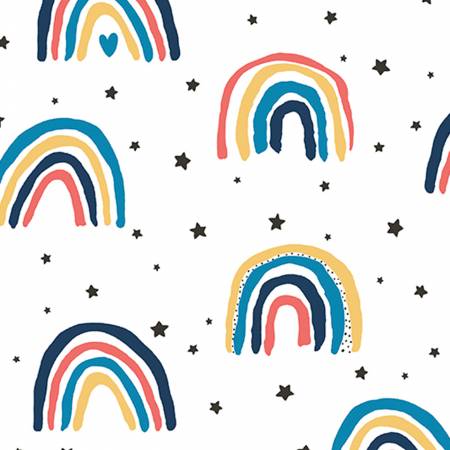 Rainbow Rain Or Shine Embrace Double Gauze Cotton