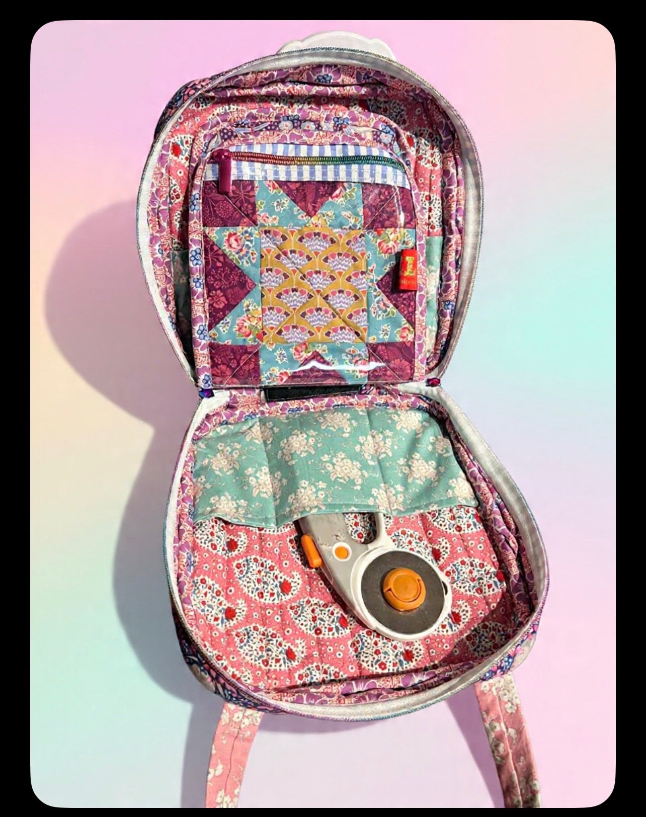 Tilda Whimsical Makeup Needlepoint Bag