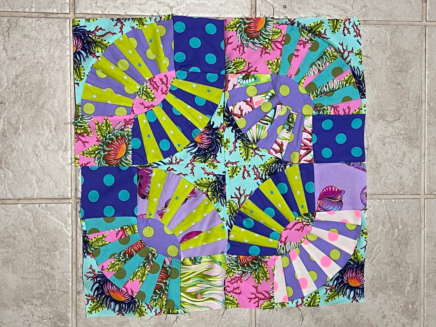 Tula Pink Pickle Dish Quilt Kit - Quilt Romance Fabric Bundle 11.1 Yards