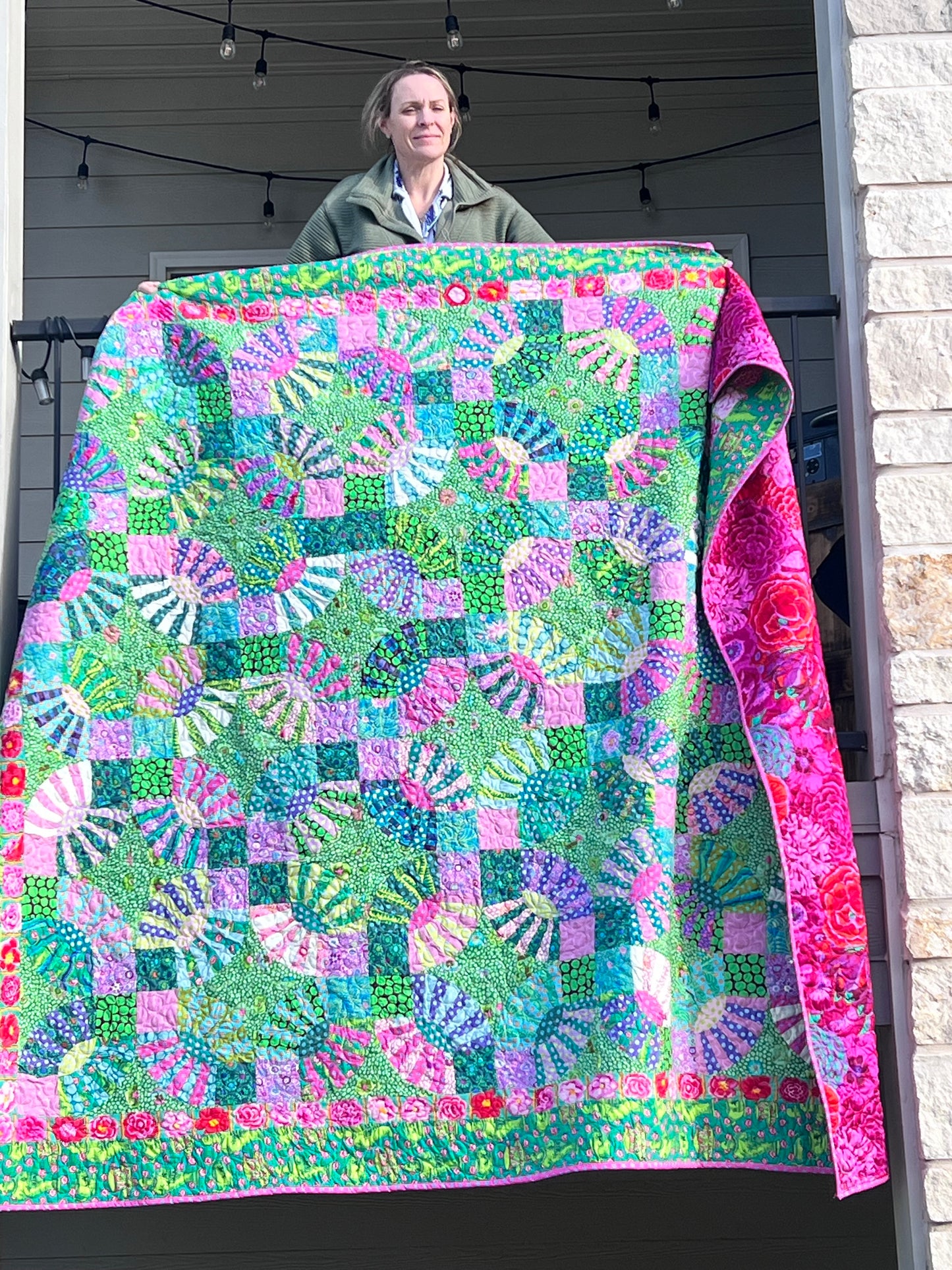 Kaffe Fassett Pickle Dish Quilt Made to Order