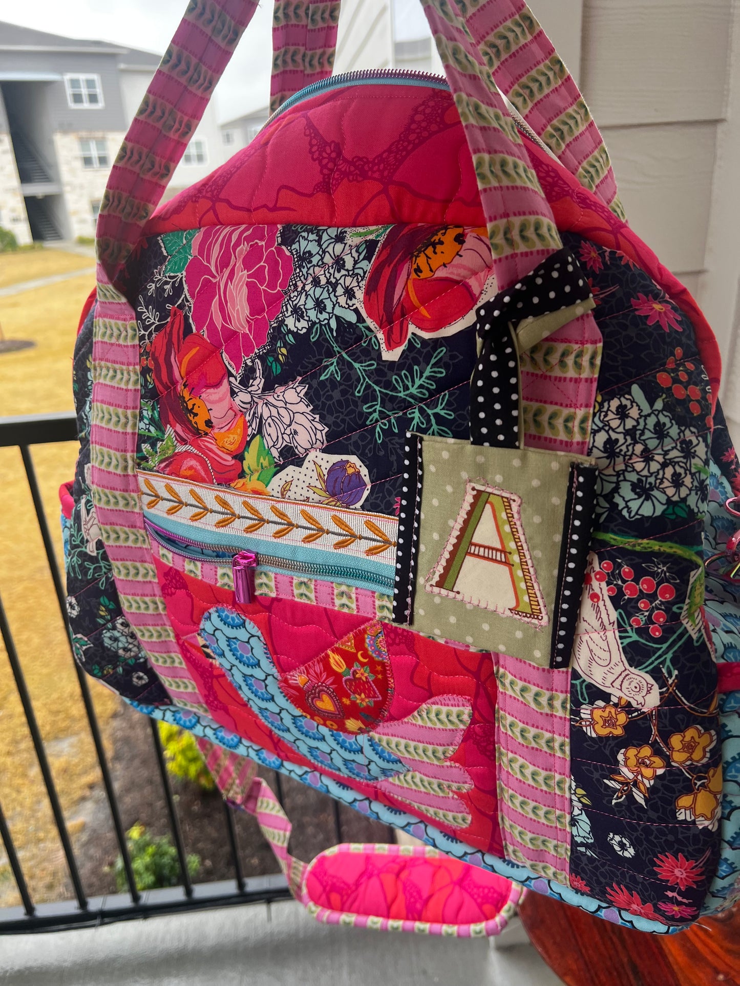 Travel Bag with Trolley Sleeve Custom Made to Order