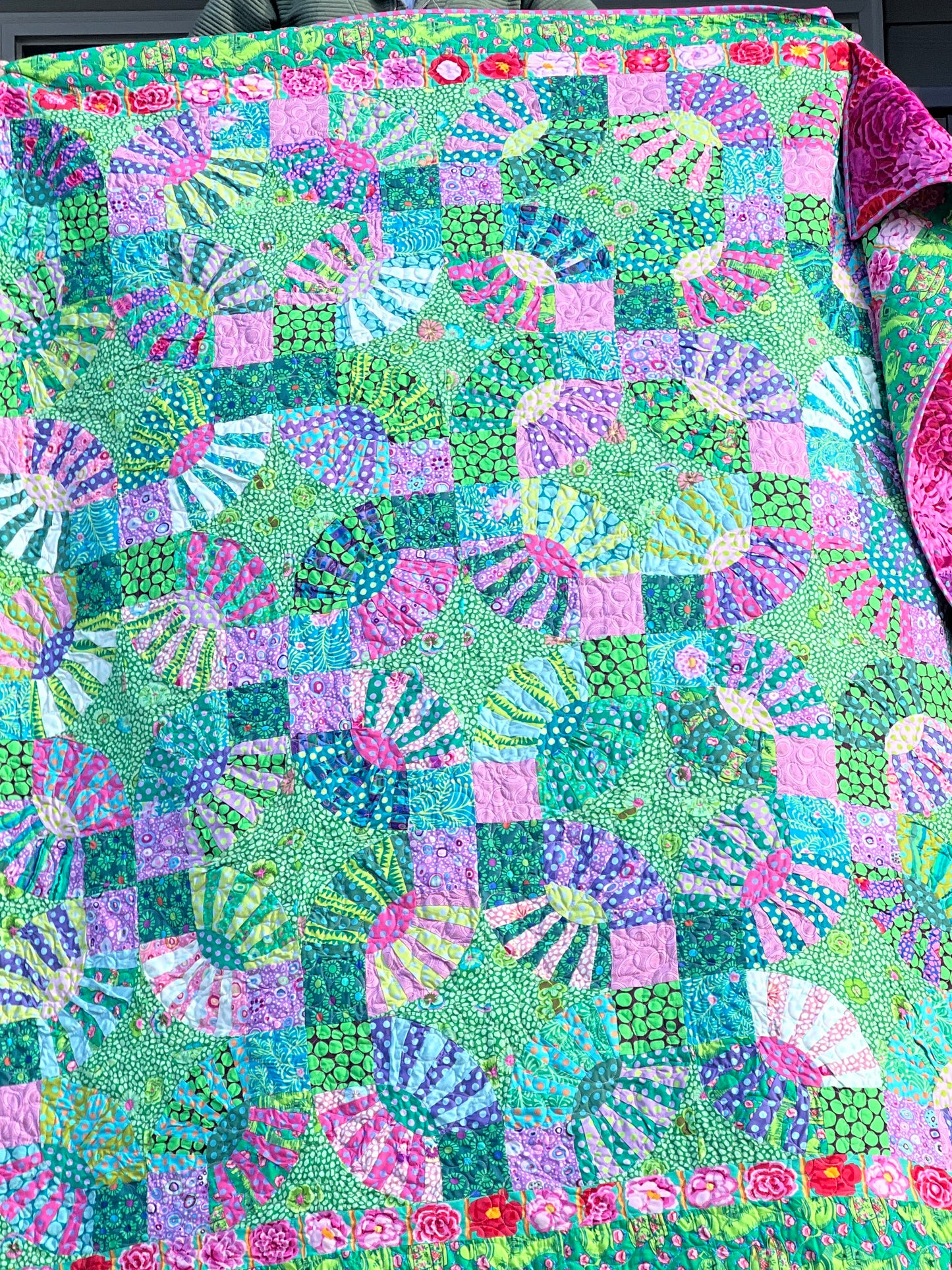 Kaffe Fassett Pickle Dish Quilt Made to Order