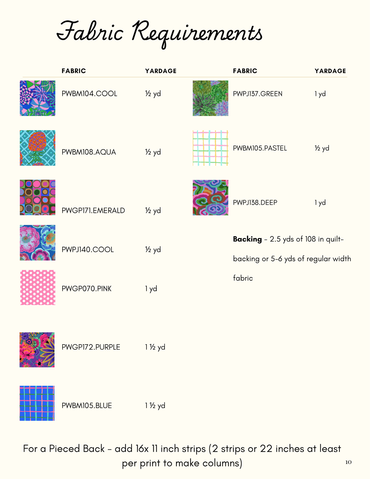 Magic Stars Kaffe Fassett Collective 2026 Fabric Edition Quilt Kit