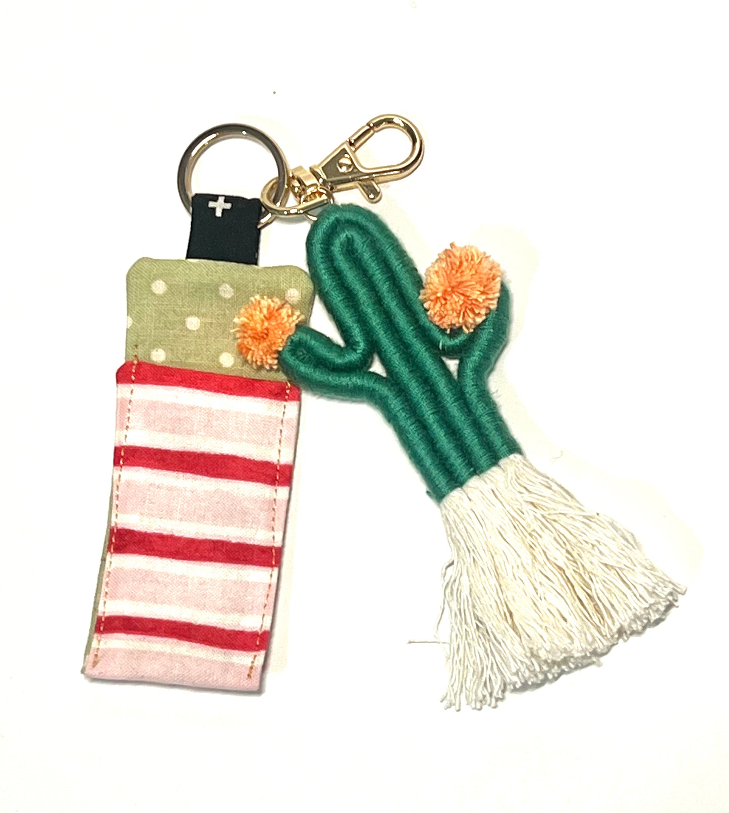 Cactus Keychain Oil / Chapstick Holder