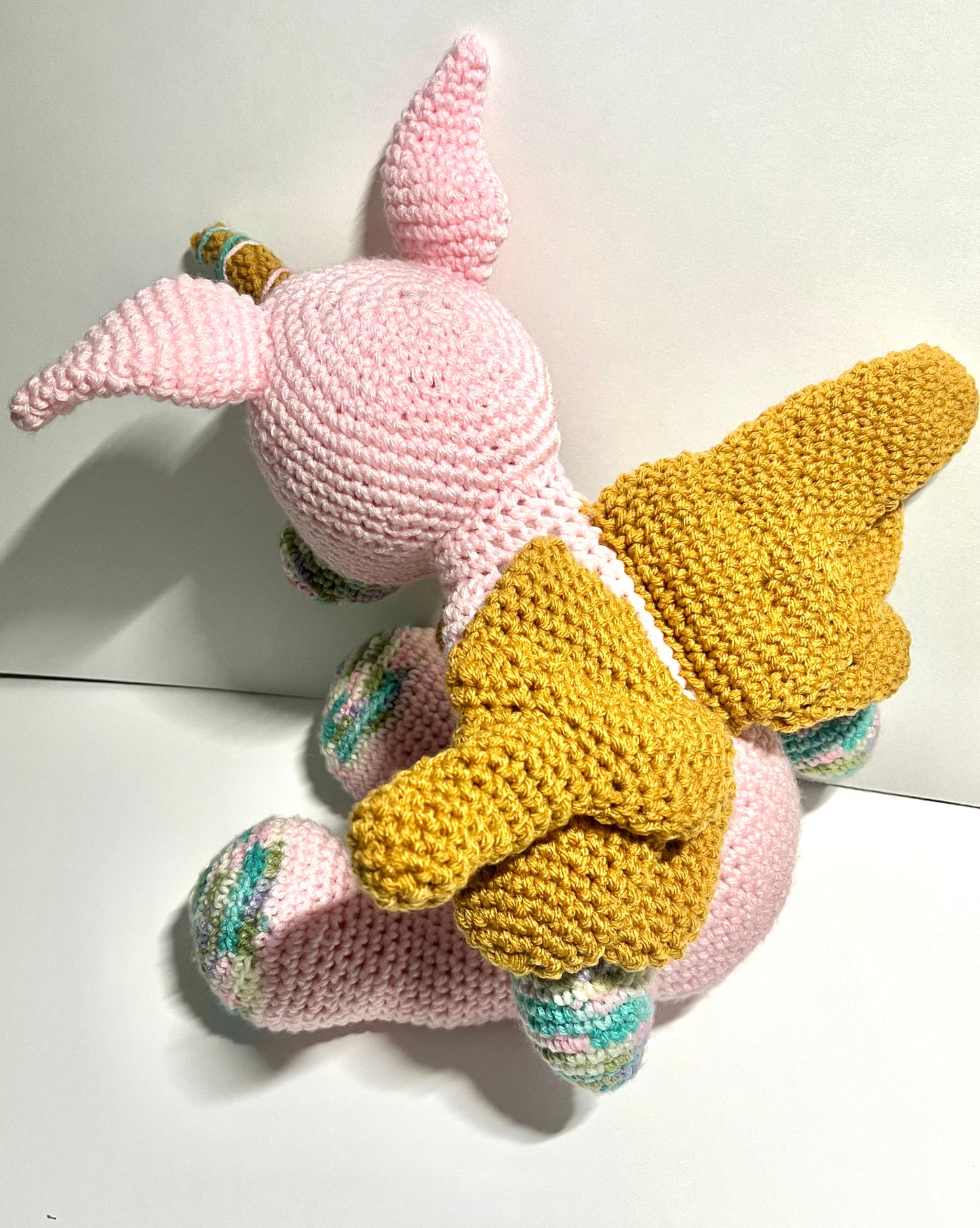 Amigurumi Doll “When Pigs Fly” crochet pig