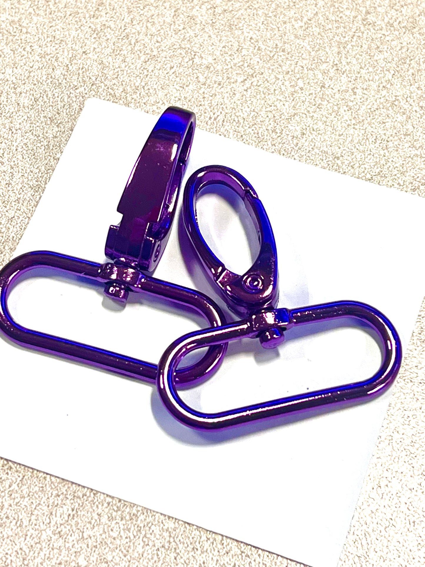 Swivel Hook 38mm (1.5 in) Bag Hardware - Purple