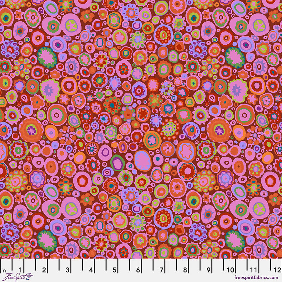 Paperweight PAPRIKA Pink Red Kaffe Fassett Collective Fabric Sold by the Half Yard
