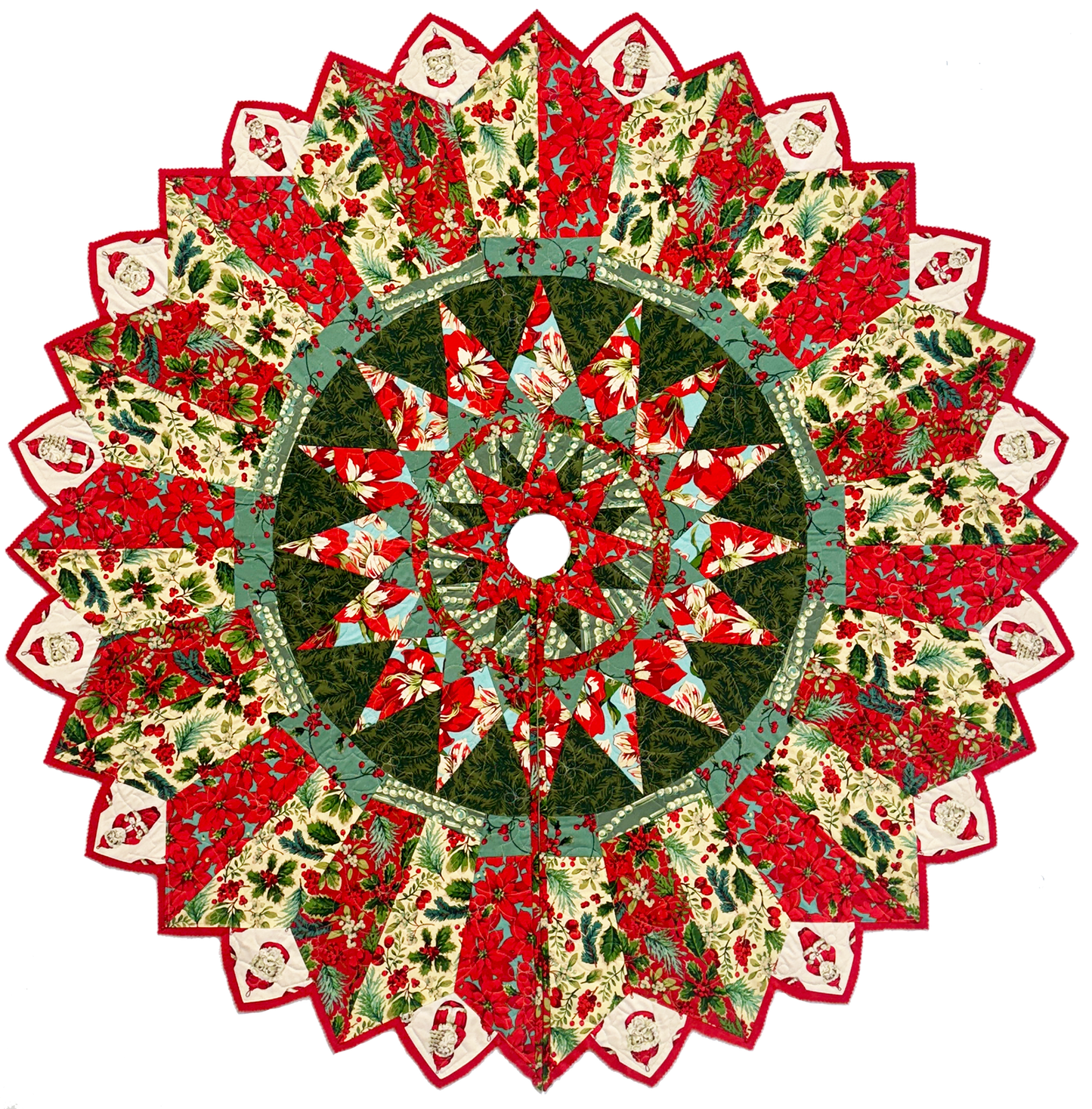 RR255 Winter Wreath Fat Robin Quilt Pattern