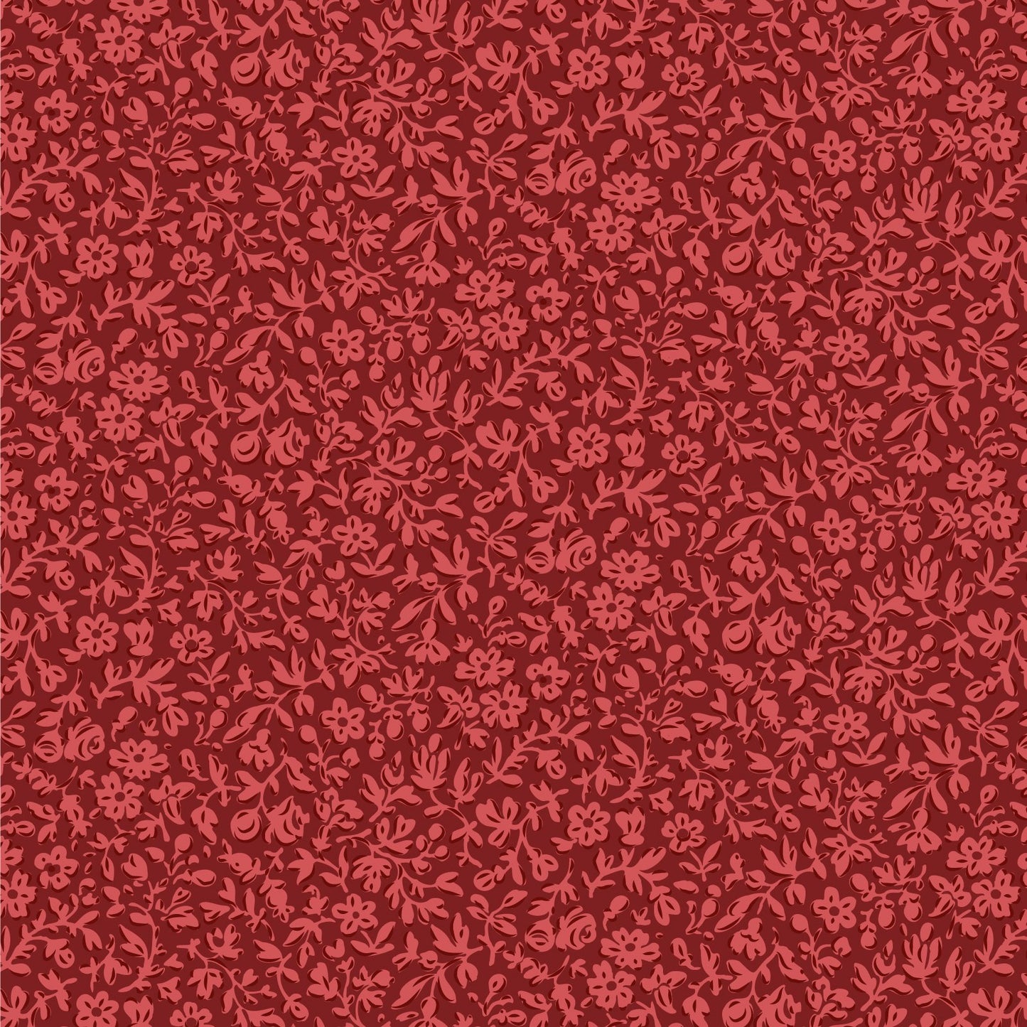Tilda Merry Little Christmas BLENDER Burgundy Fabric in Noel RED