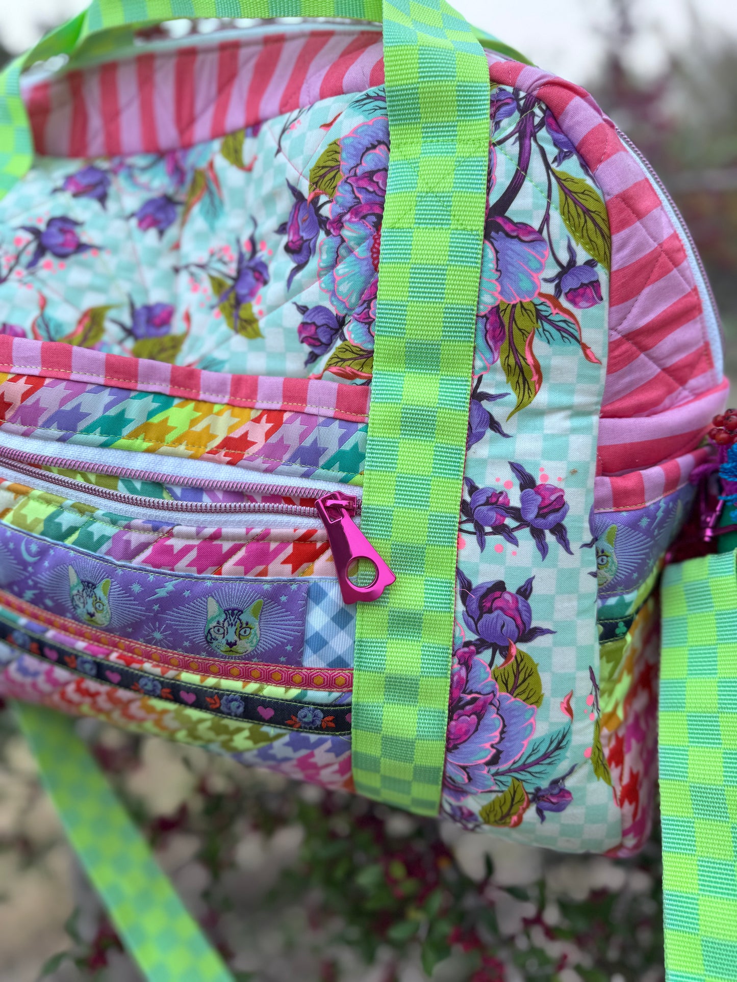 Travel Bag with Trolley Sleeve Custom Made to Order