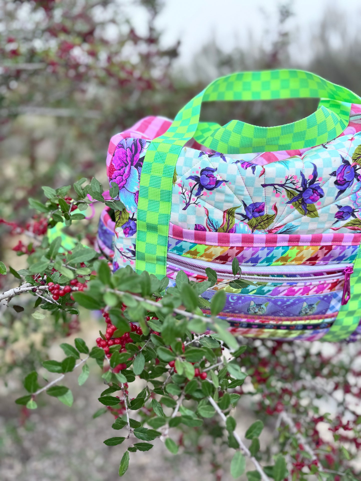 Travel Bag with Trolley Sleeve Custom Made to Order