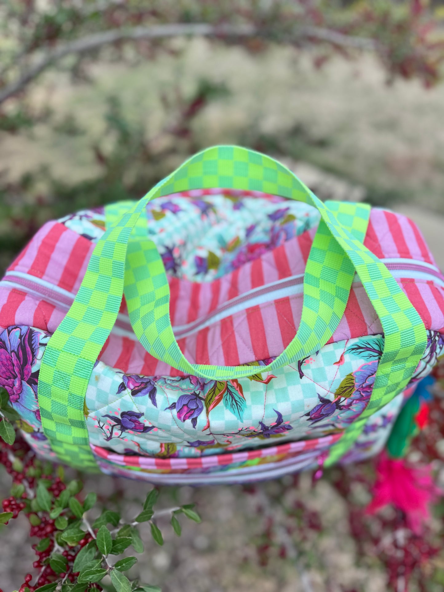 Travel Bag with Trolley Sleeve Custom Made to Order