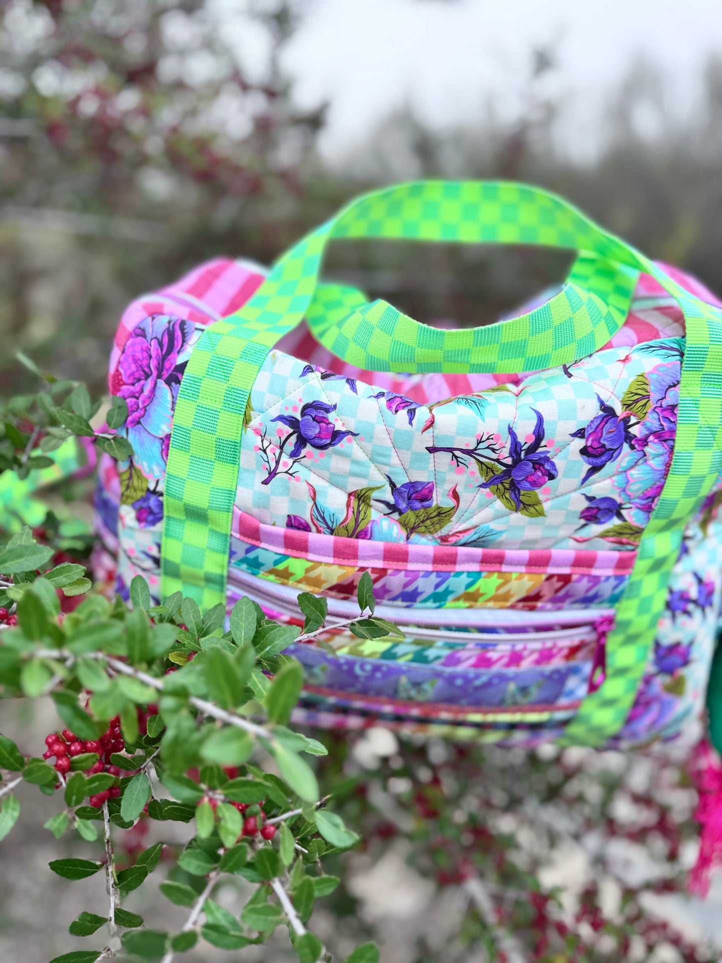 Travel Bag with Trolley Sleeve Custom Made to Order