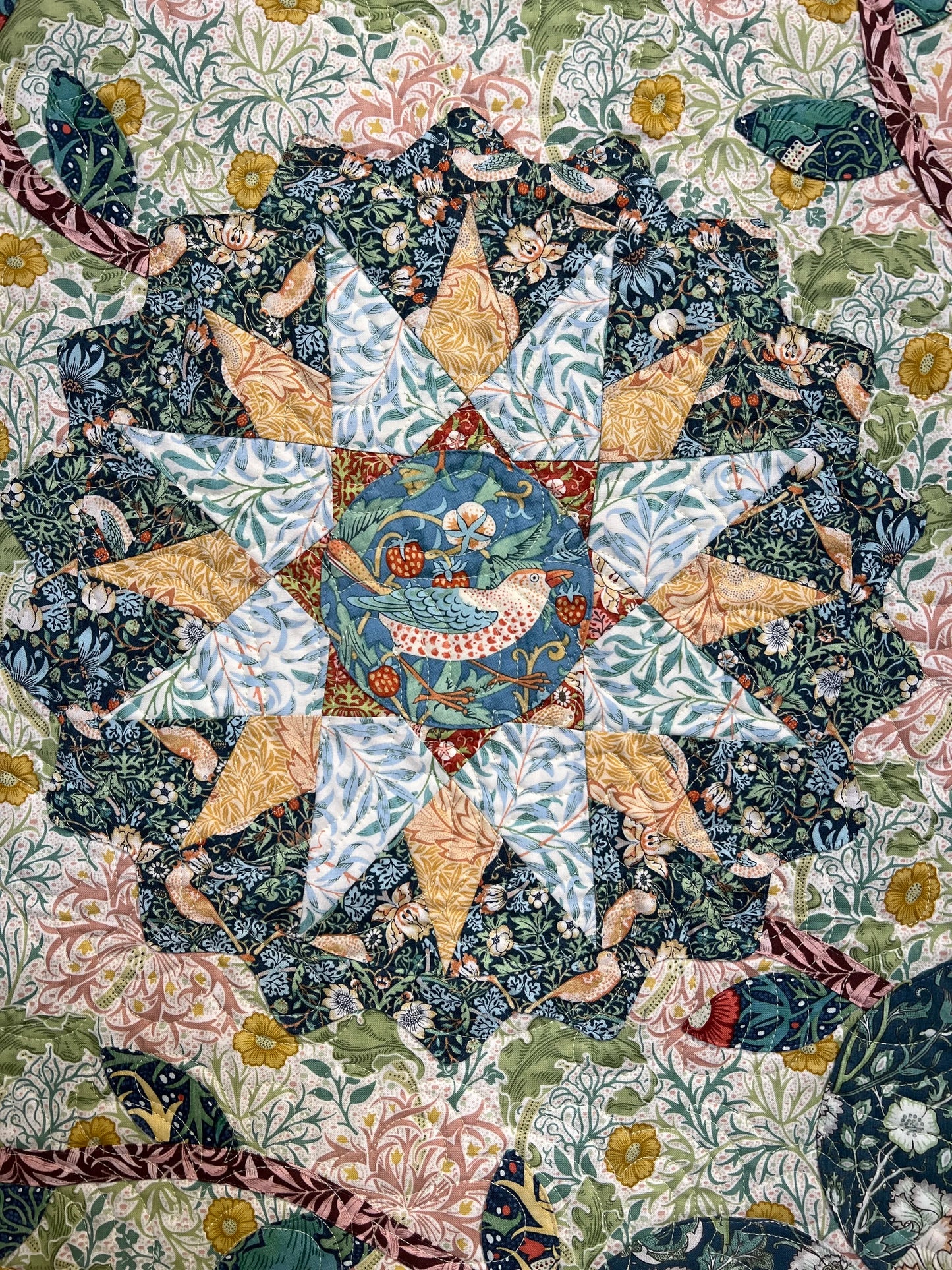 RR223 Thameside Ramble Fat Robin Quilt Pattern