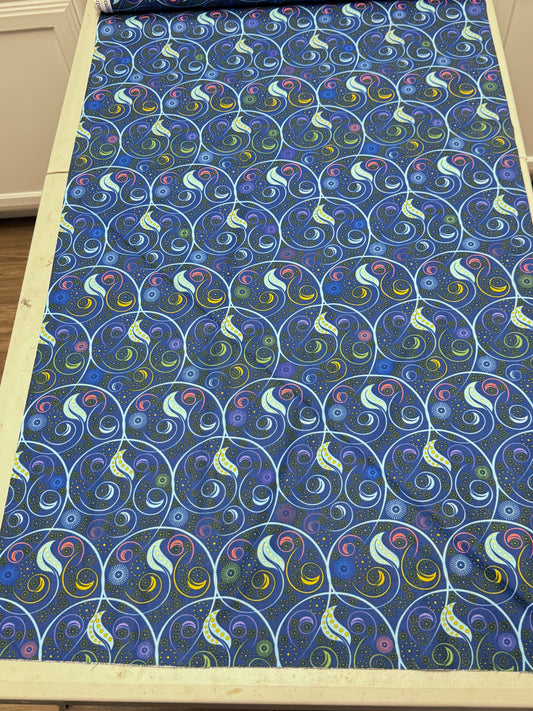 Northcott by califon Mark Lipinski's Home #3002 Blue Fabric