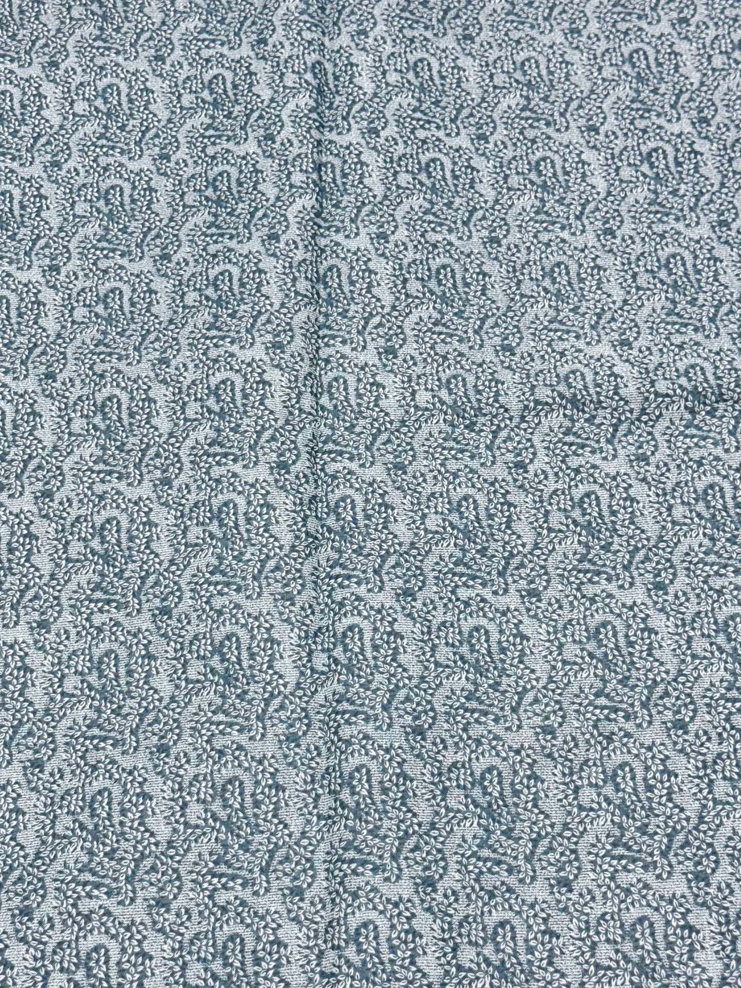Green Fabric Small scale print