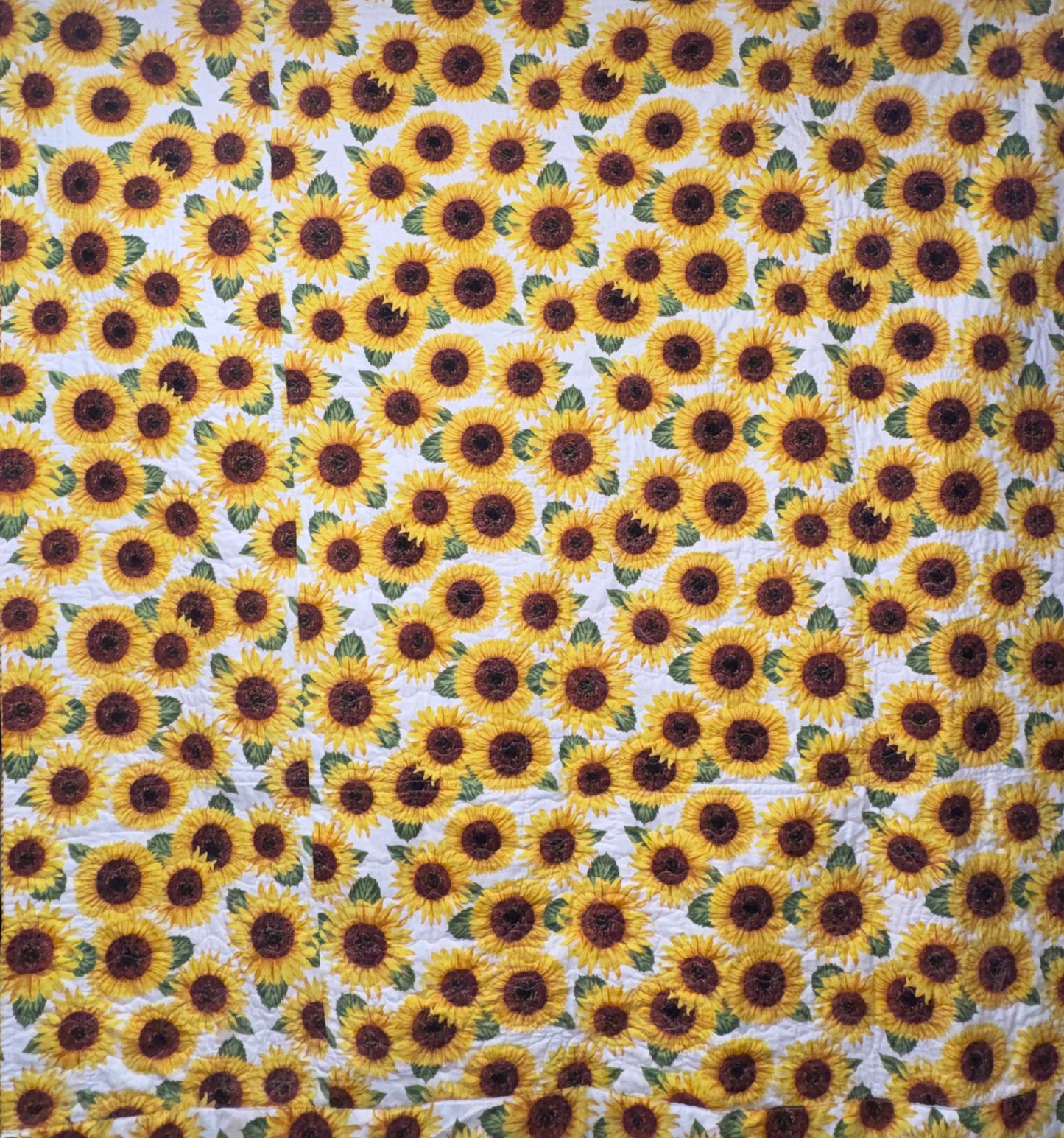 SUNFLOWER Dresden Quilt Throw Size
