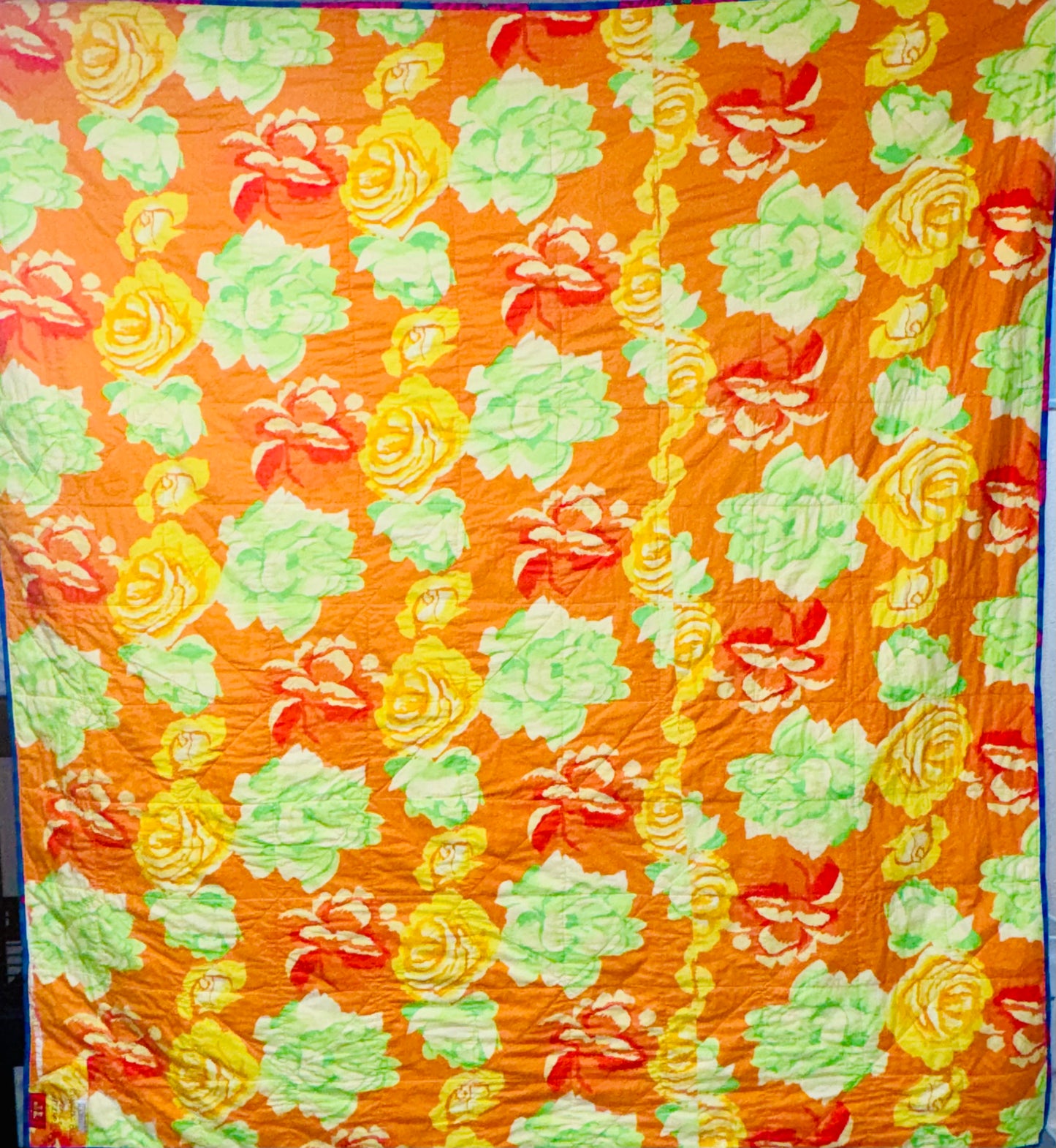 ECLECTIC BLUE Kaffe Fassett Full Size Quilt