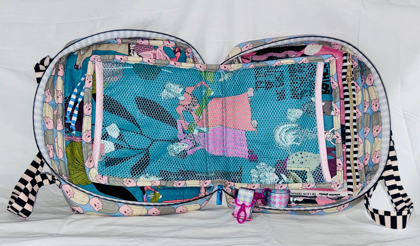 GHASTLY CROCHET KNITTING BAG