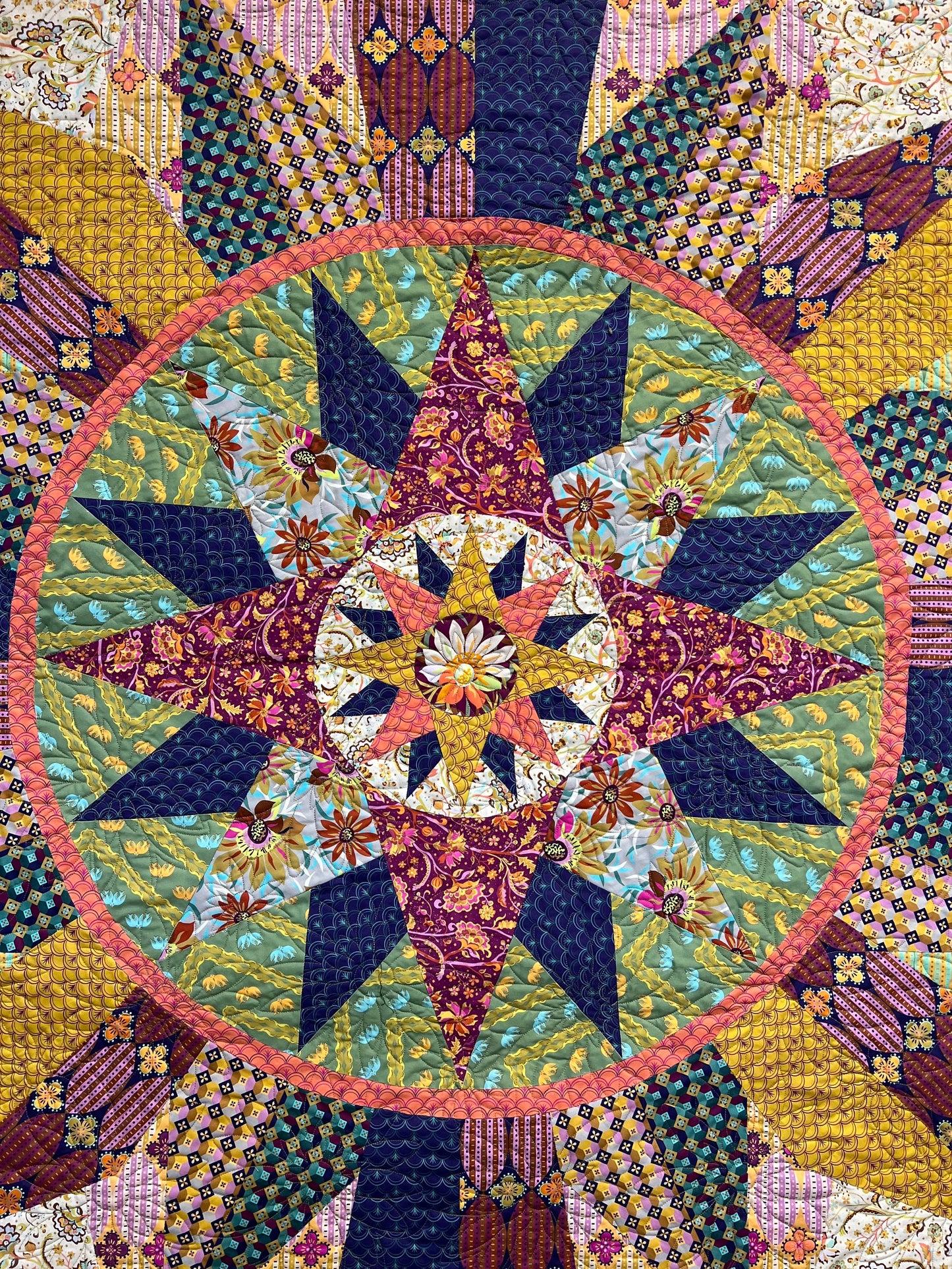 RR243 Come Fly With Me Fat Robin Quilt Pattern