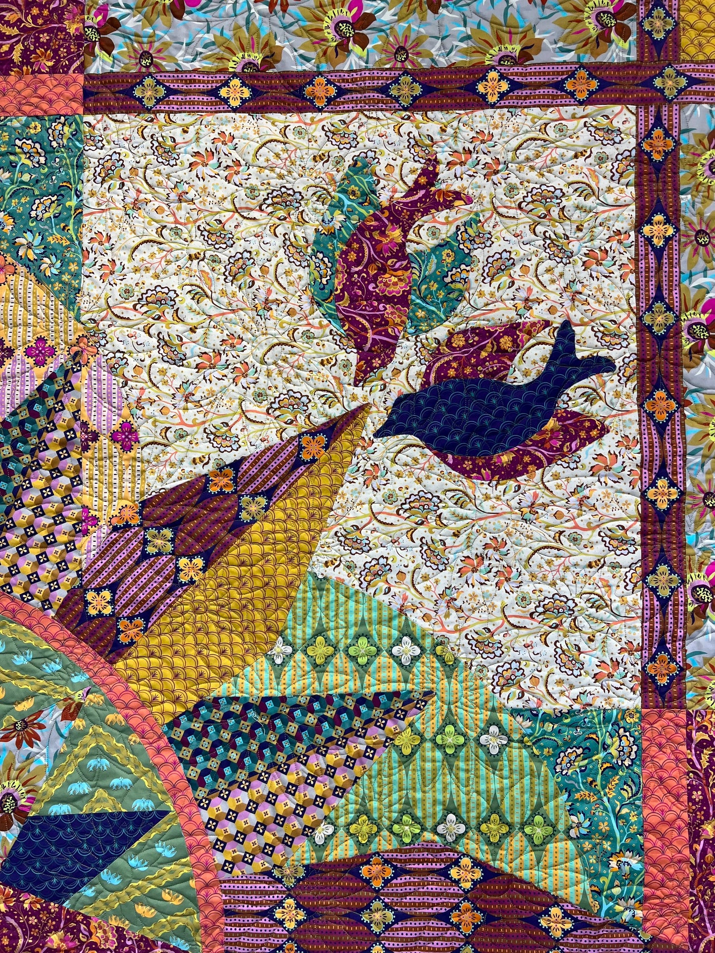 RR243 Come Fly With Me Fat Robin Quilt Pattern