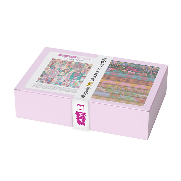 Boxed Anna Maria Rhapsody Quilt Kit BOM includes pattern