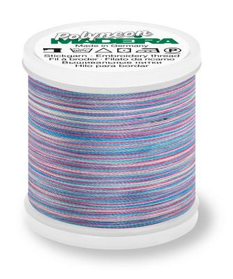 MA9845V-1606 Polyneon No 40 200m 220 yd- Variegated Rainbow Thread