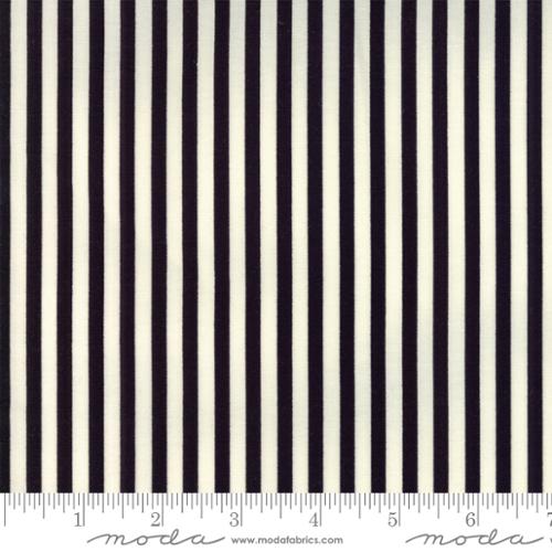 Essentially Yours Black Stripe 8652 79 for Moda Sold by the Half Yard