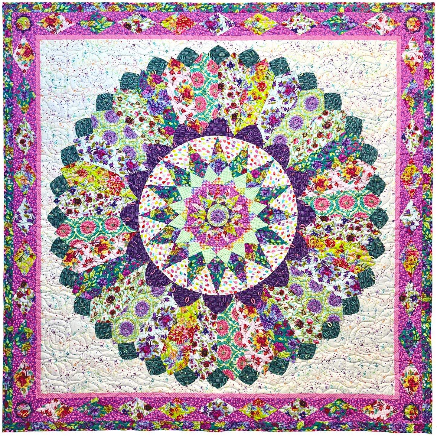 RR247 No Shrinking Violet Fat Robin Quilt Pattern