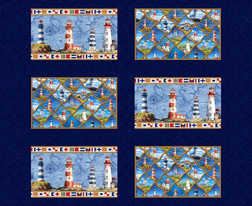 LIGHTHOUSE PLACEMAT PANEL 36"