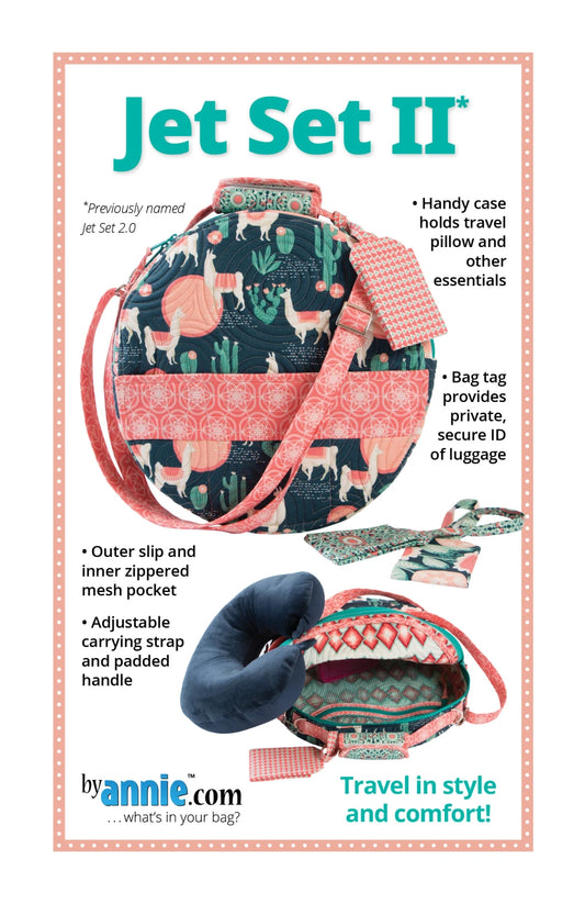 Jet Set II Bag Sewing Pattern By Annie