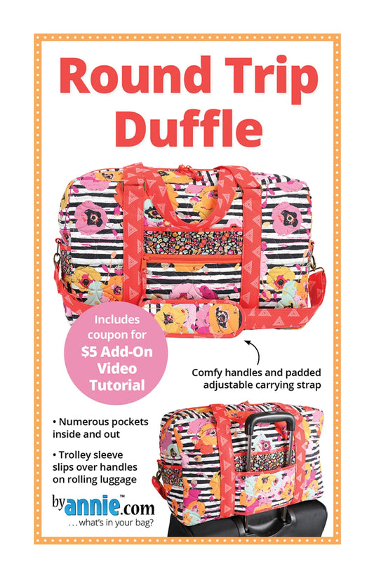 Round Trip Duffle Bag Sewing Pattern By Annie