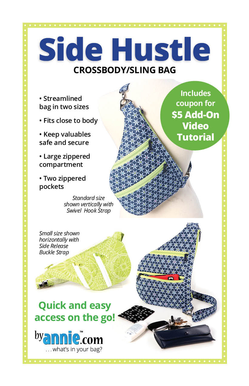 Side Hustle Bag Sewing Pattern By Annie