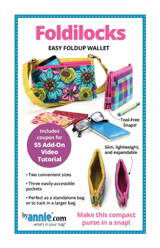 Foldilocks Wallet Bag Pattern By Annie