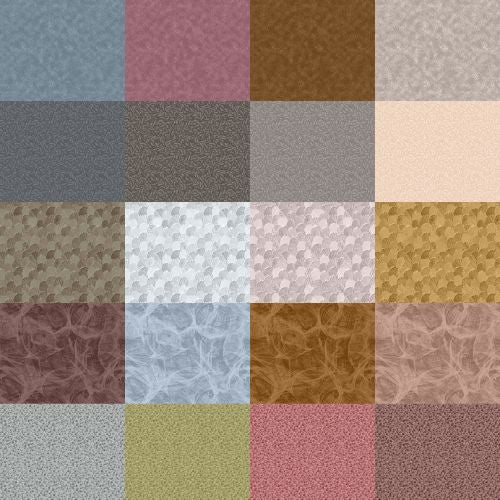 POV BLENDERT Woodland - Henry Glass & Co. - Fat Quarters - 18" x 21" - 20-Pieces