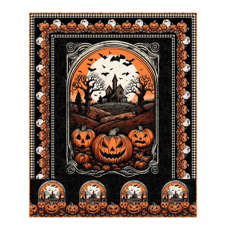 PTN5182 Haunted Hollow QUILT Pattern By Patrick Lose for Northcott Fabrics