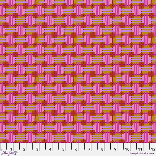 PWAH158.SWEET Pink In Town Plaid by Anna Maria Sold by the Half Yard