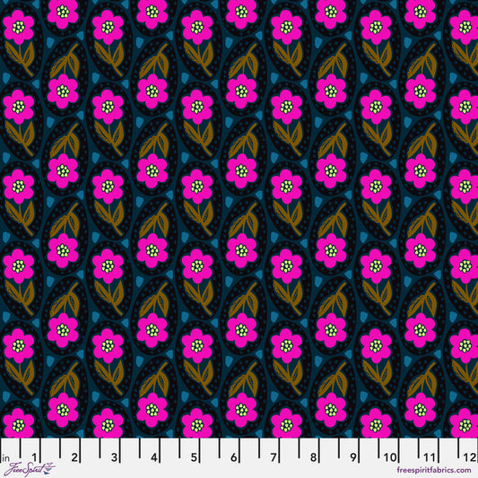 PWAH197.INDIGO GIGGLE in INDIGO by Anna Maria Sold by the Half Yard