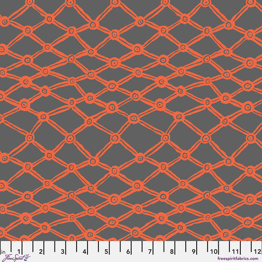 Nets GREY by Brandon Mably for Kaffe Fassett Collective Sold by the Half Yard